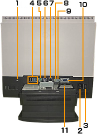 ESPRIMO K554/G 本体背面