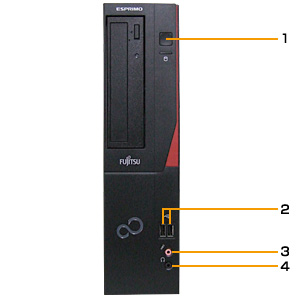 ESPRIMO D551/GX 本体前面