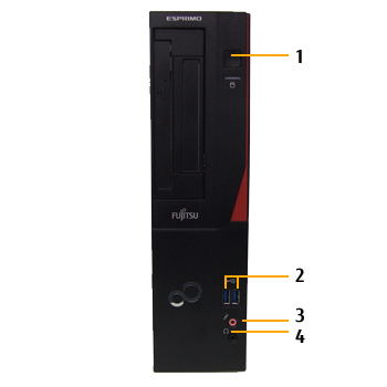 ESPRIMO D583/K 本体前面