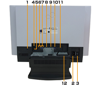 ESPRIMO K556/M 本体背面