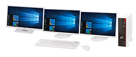 富士通 ESPRIMO D587/SX + Office Pro 2021 富士通（FUJITSU） デスクトップパソコン Office搭載 新品 同様 Win10
