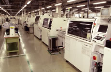 メインボード製造ライン