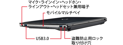 LIFEBOOK S935/K 右側面
