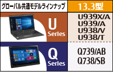 グローバル共通モデルラインナップ
