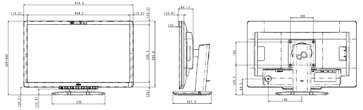 VL-200SRW 外形寸法図