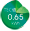 TEC値：0.65 kWh ロゴマーク